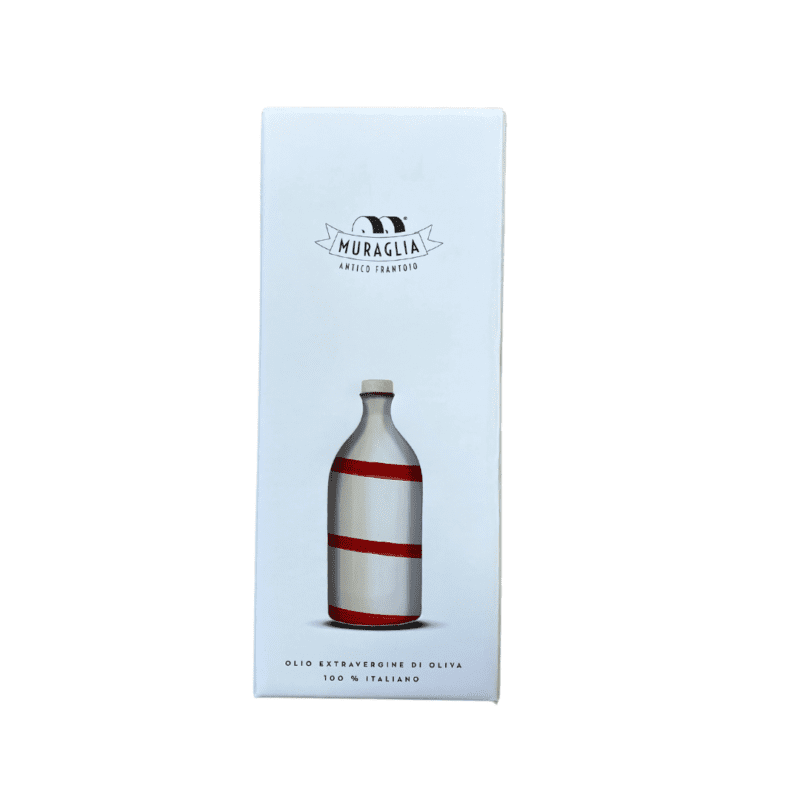 FRANTOIO-MURAGLIA-Itaalia ekstra-neitsioliiviõli keraamilises “Red” pudelis “Muraglia MEDIUM FRUITY” 500 ml KINKEKARBIS-GARDEK